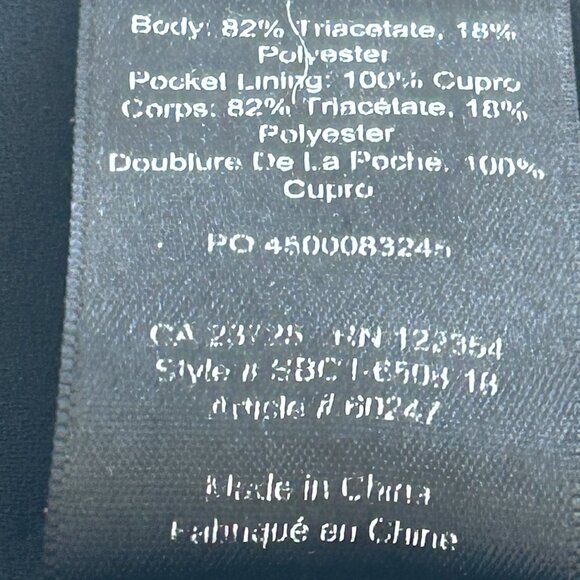 Babaton Black Pants Sz 6 - Picture 8 of 8